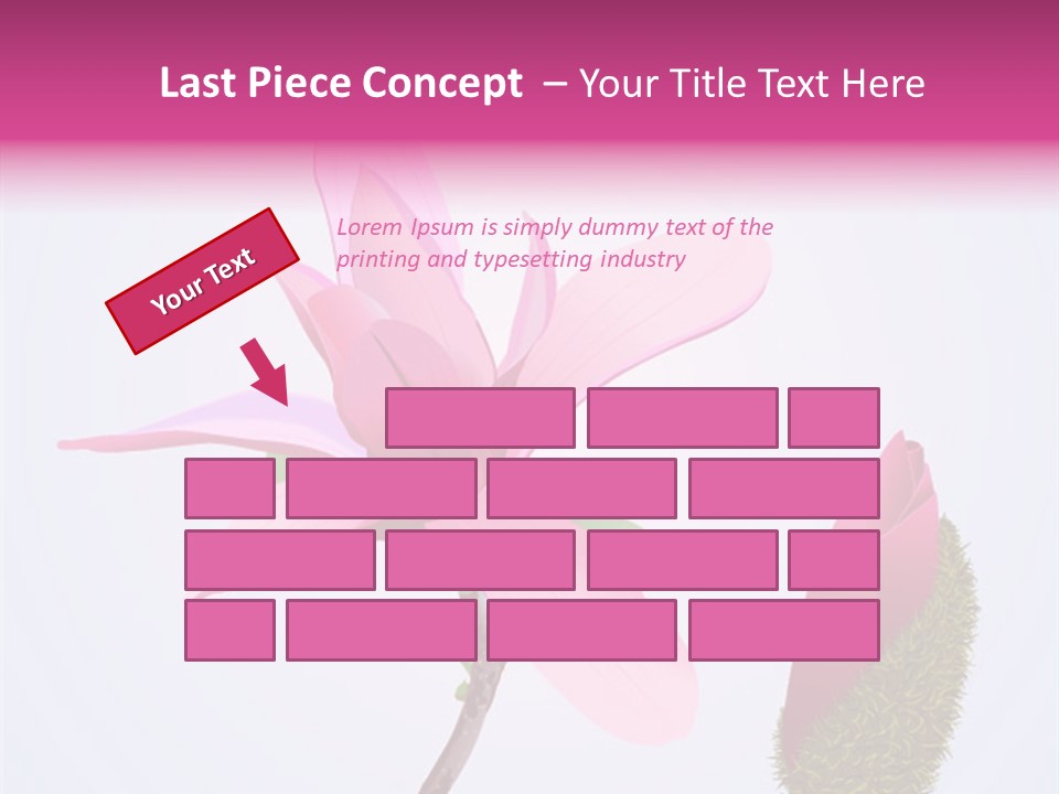 Flower Illustration Spring PowerPoint Template