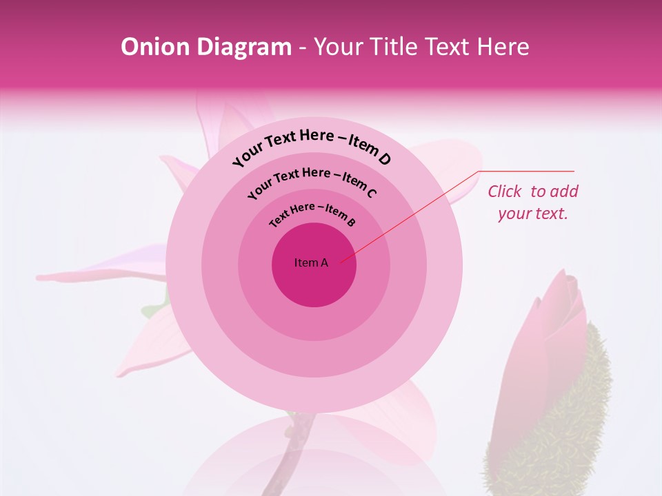 Flower Illustration Spring PowerPoint Template