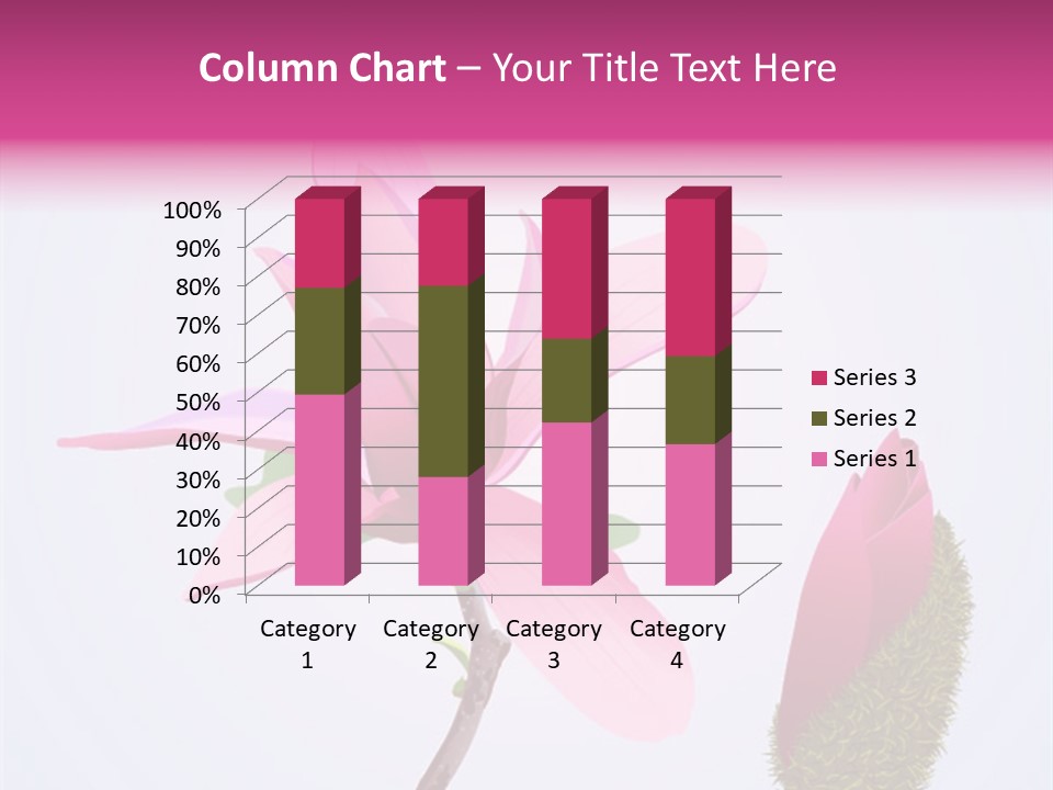 Flower Illustration Spring PowerPoint Template