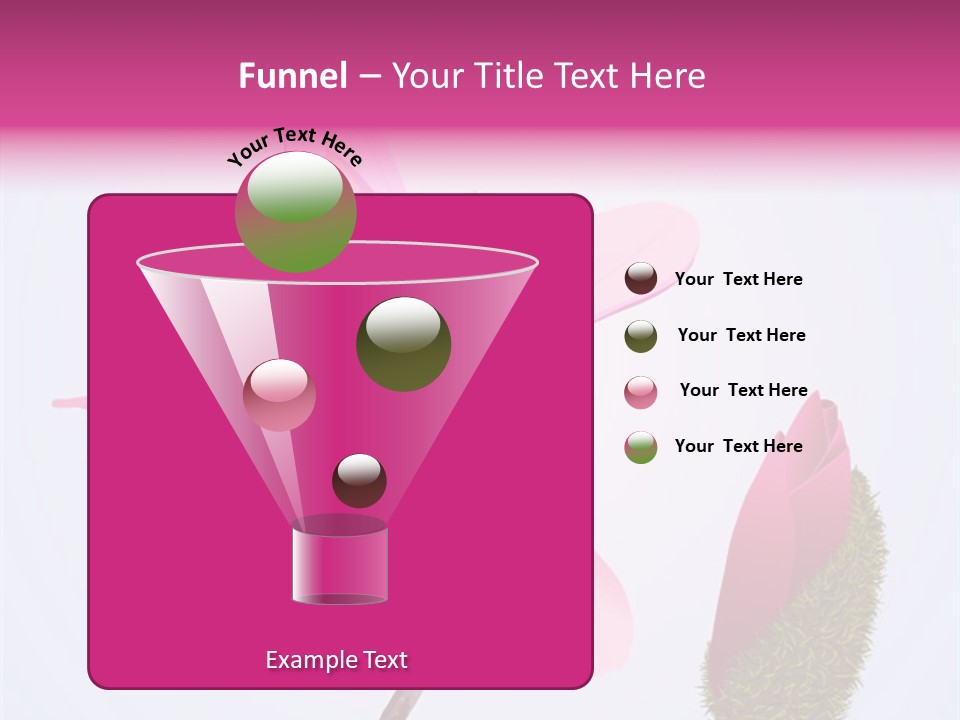 Flower Illustration Spring PowerPoint Template