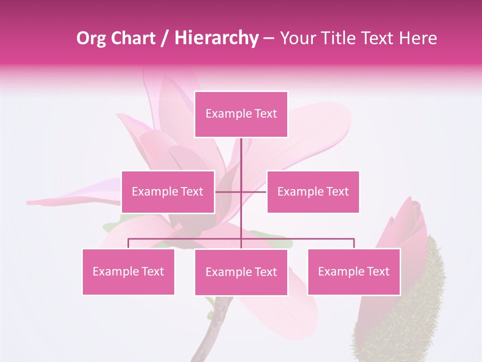 Flower Illustration Spring PowerPoint Template