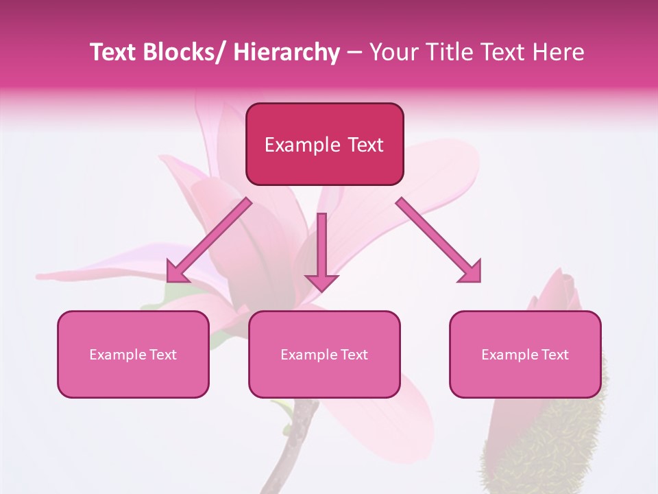 Flower Illustration Spring PowerPoint Template