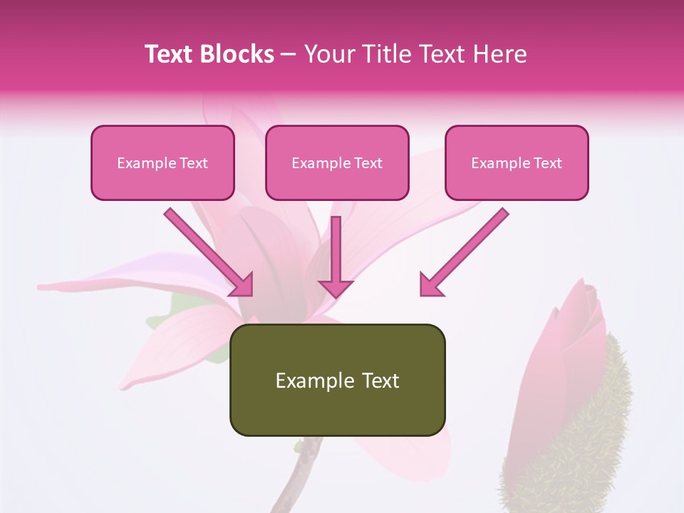 Flower Illustration Spring PowerPoint Template