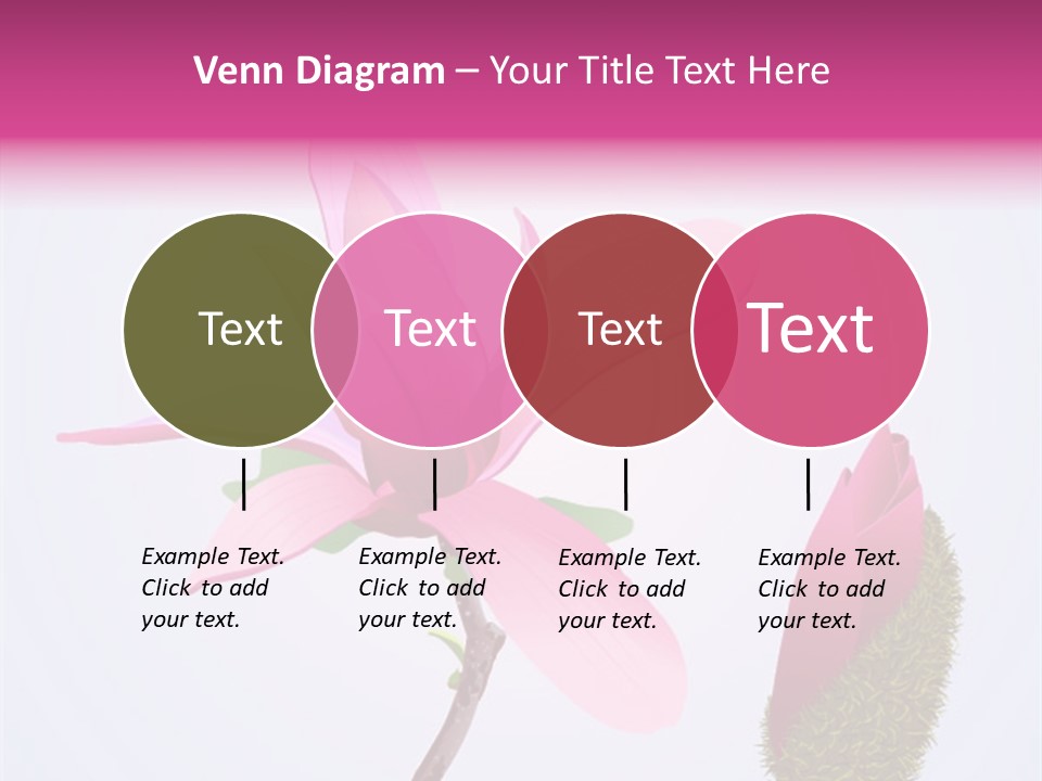 Flower Illustration Spring PowerPoint Template