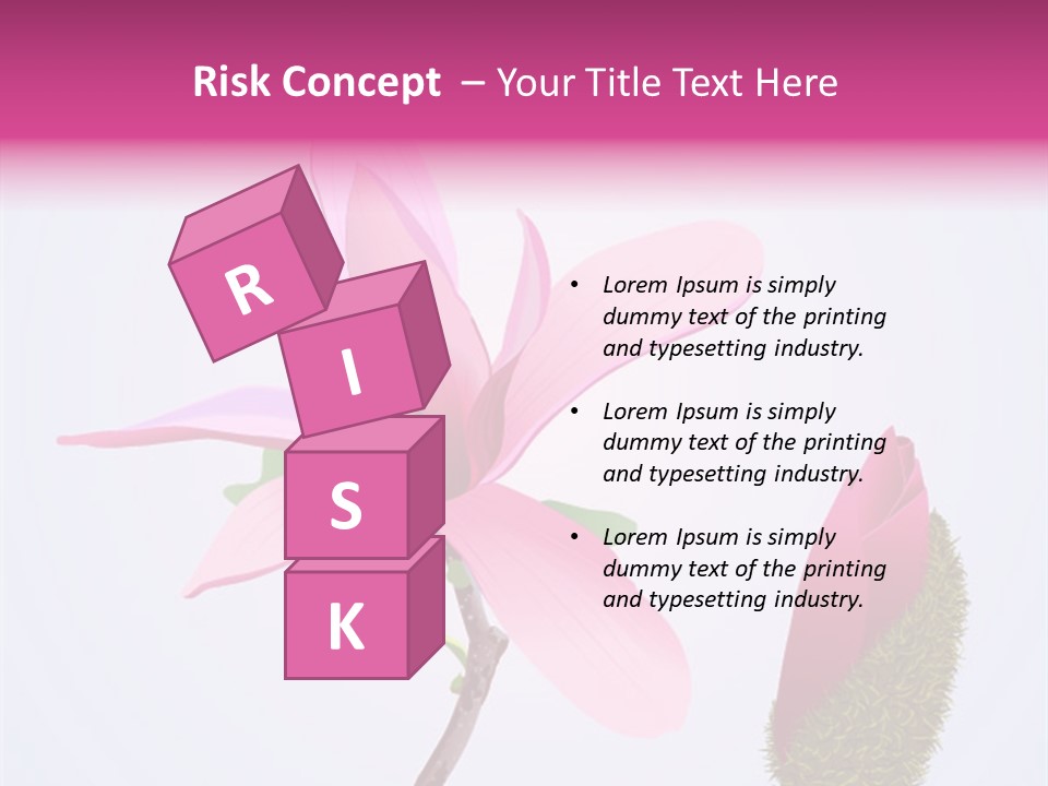 Flower Illustration Spring PowerPoint Template