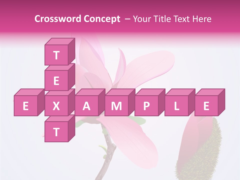 Flower Illustration Spring PowerPoint Template