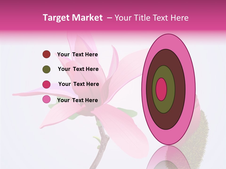 Flower Illustration Spring PowerPoint Template