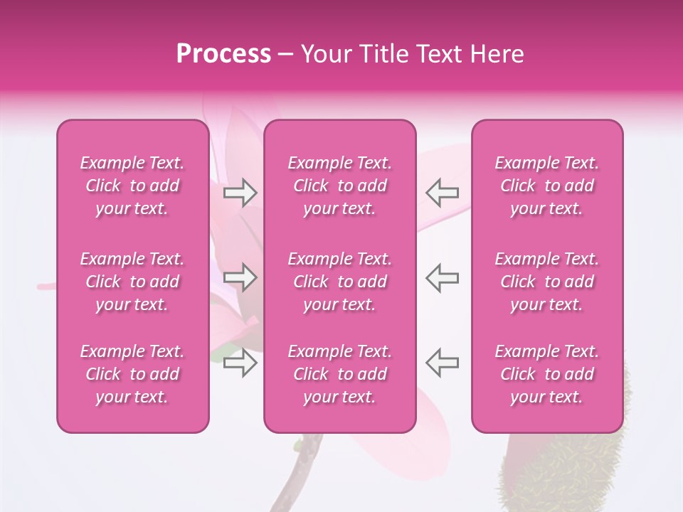 Flower Illustration Spring PowerPoint Template