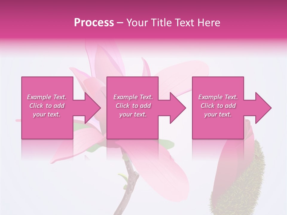 Flower Illustration Spring PowerPoint Template