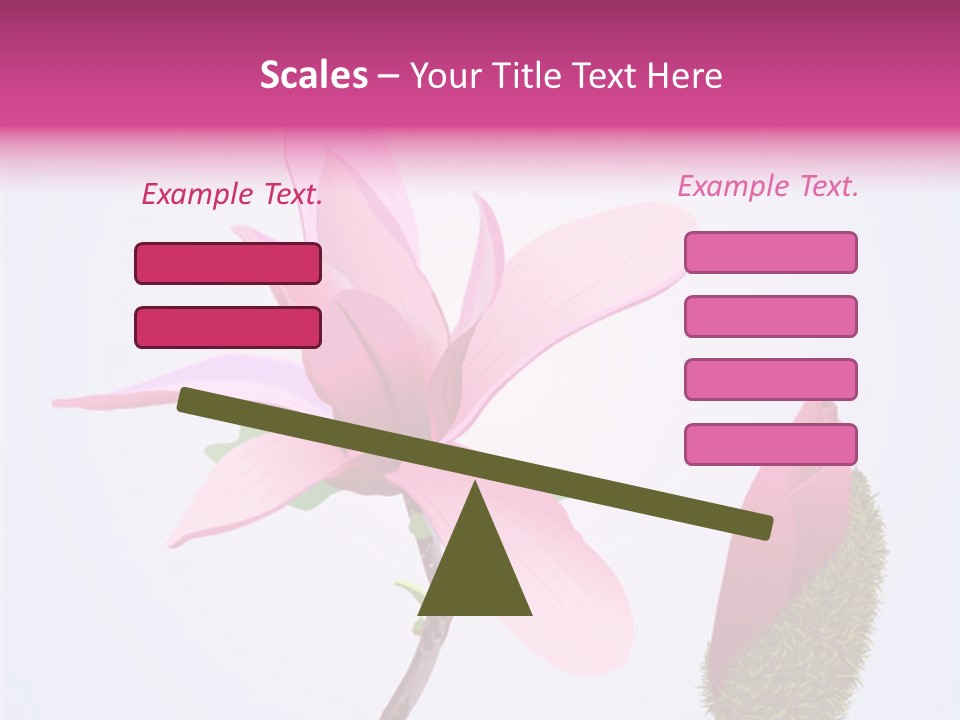 Flower Illustration Spring PowerPoint Template