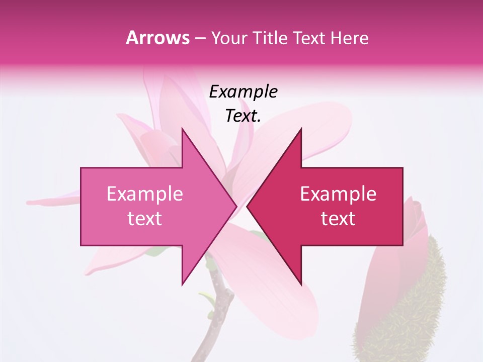 Flower Illustration Spring PowerPoint Template