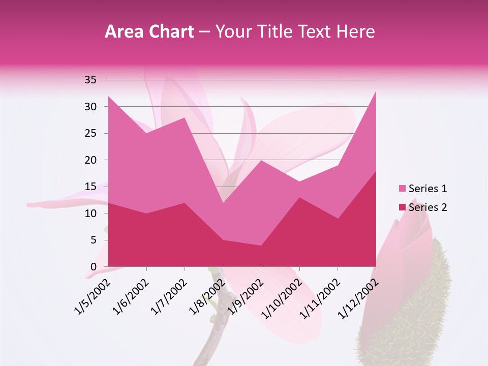 Flower Illustration Spring PowerPoint Template