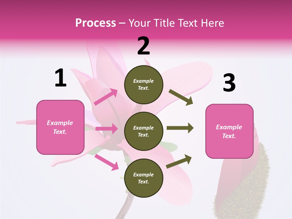 Flower Illustration Spring PowerPoint Template