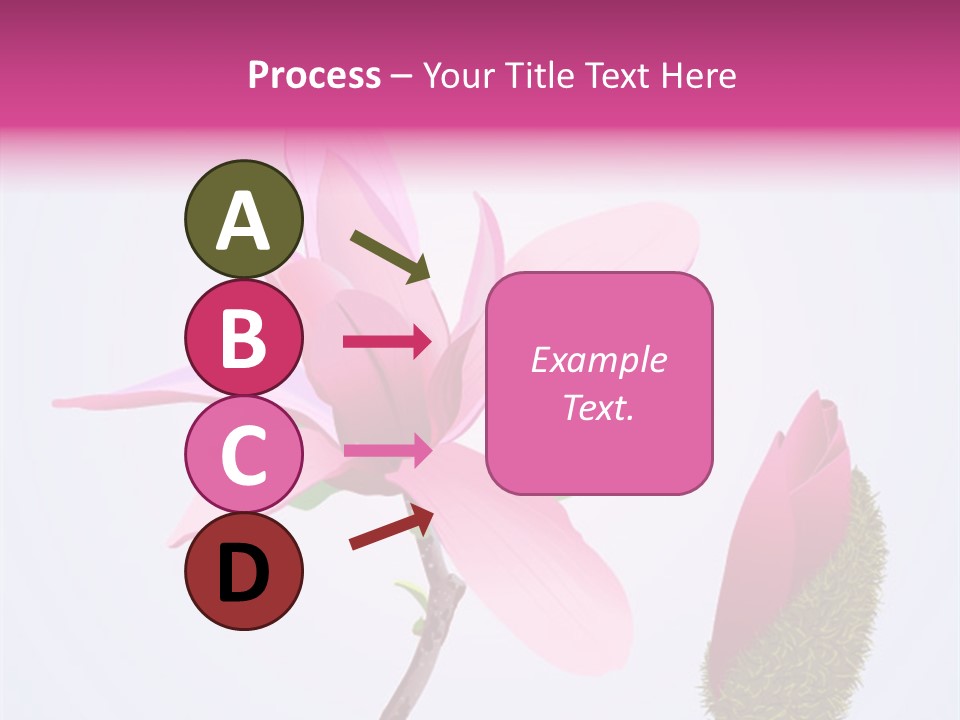 Flower Illustration Spring PowerPoint Template