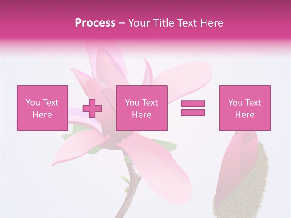 Flower Illustration Spring PowerPoint Template