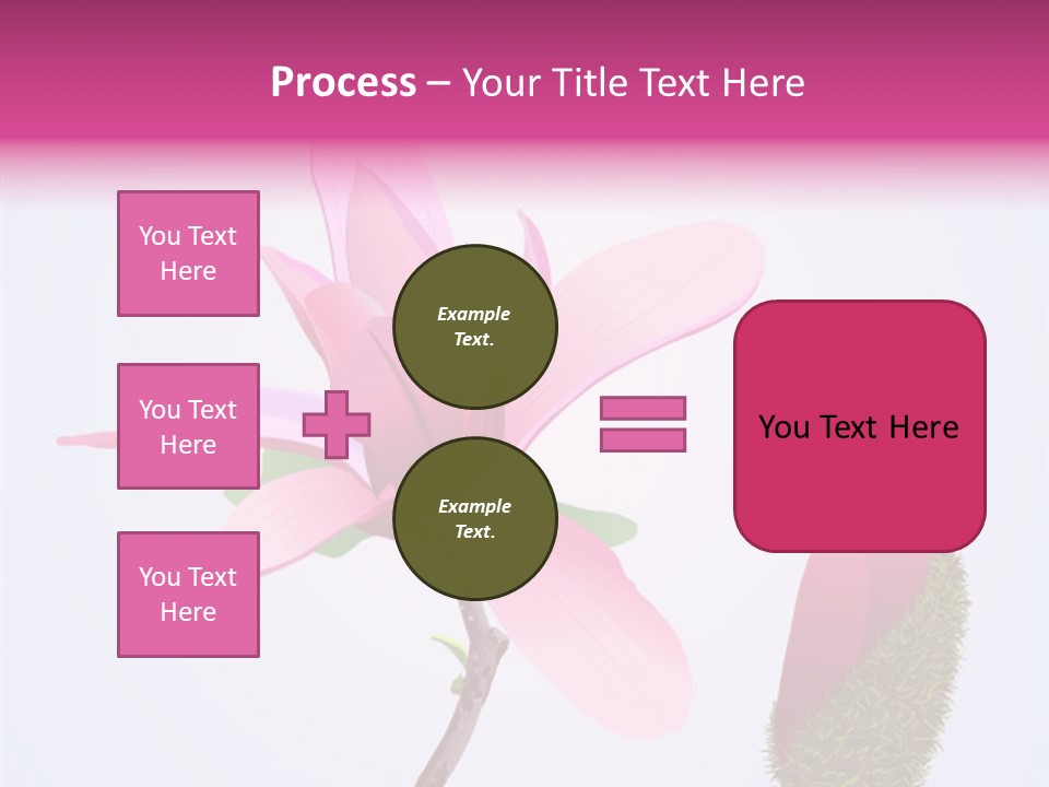 Flower Illustration Spring PowerPoint Template