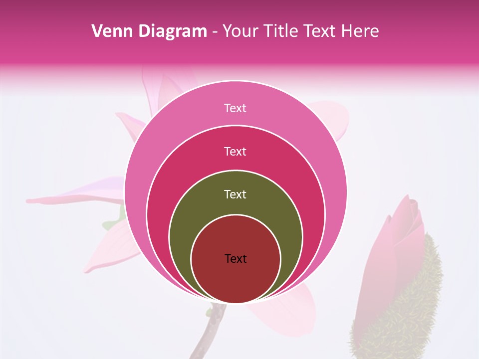Flower Illustration Spring PowerPoint Template