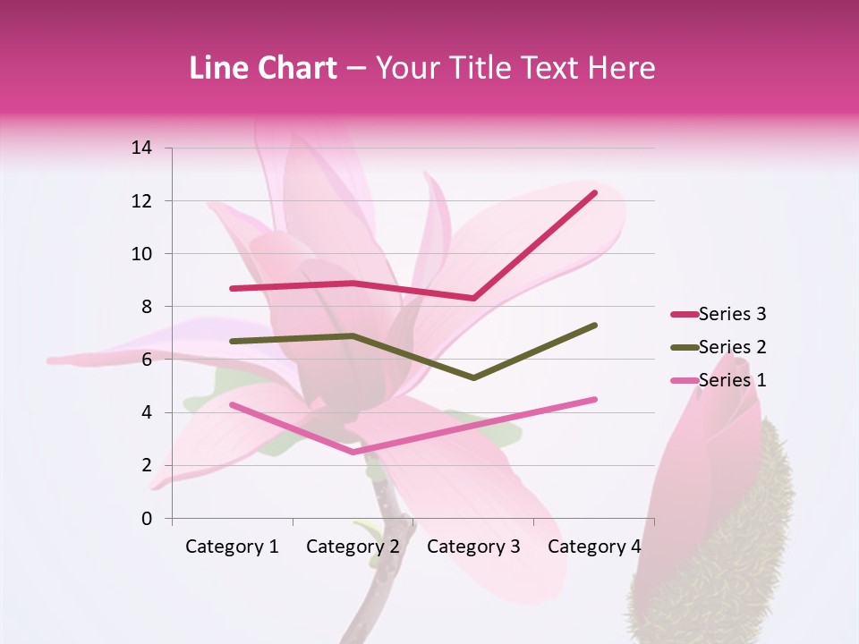 Flower Illustration Spring PowerPoint Template
