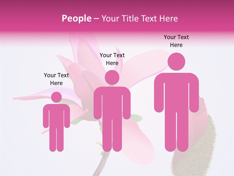 Flower Illustration Spring PowerPoint Template