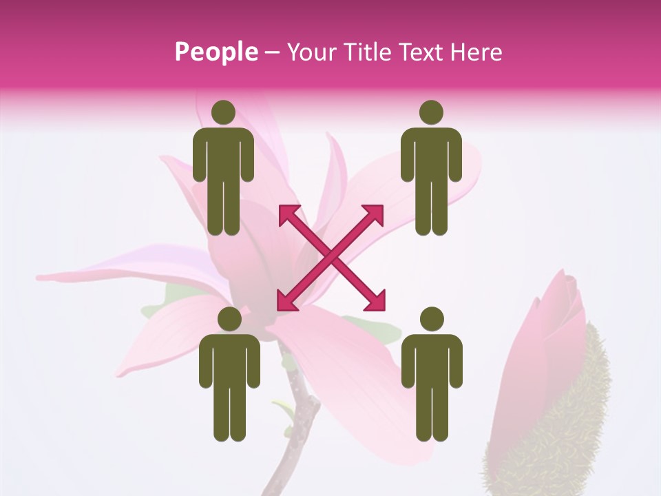 Flower Illustration Spring PowerPoint Template