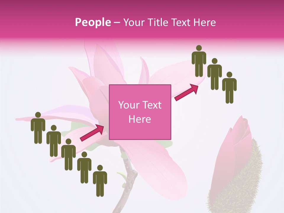 Flower Illustration Spring PowerPoint Template