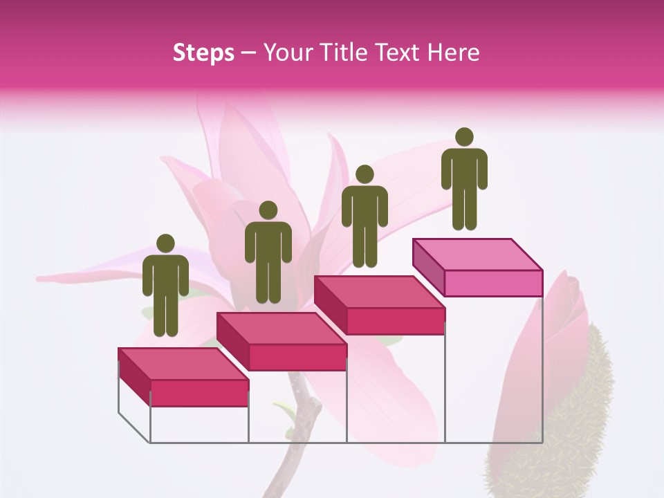 Flower Illustration Spring PowerPoint Template