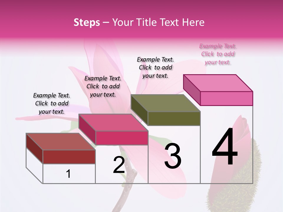 Flower Illustration Spring PowerPoint Template