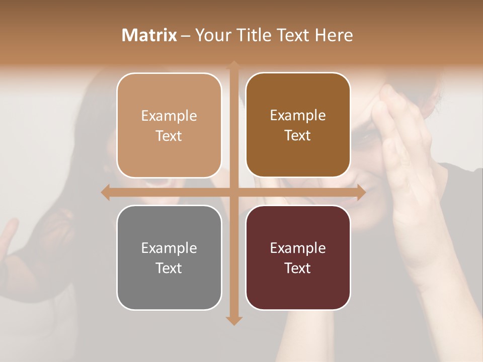 Divorce Caucasian Loud PowerPoint Template