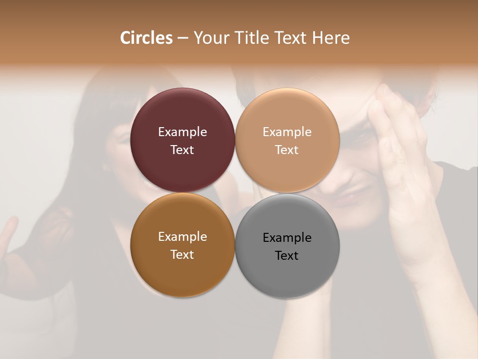 Divorce Caucasian Loud PowerPoint Template