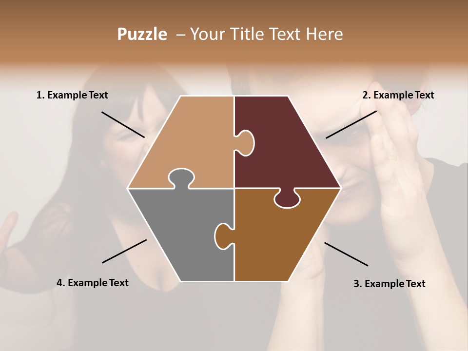 Divorce Caucasian Loud PowerPoint Template