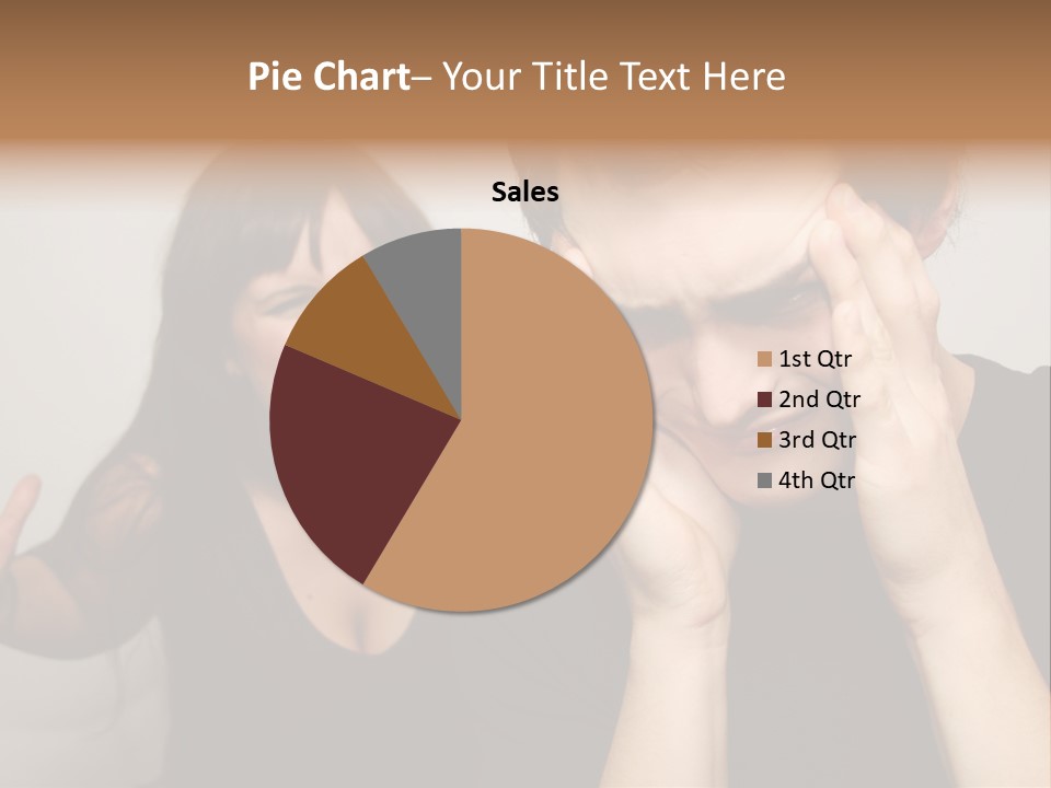 Divorce Caucasian Loud PowerPoint Template