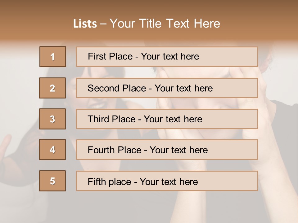 Divorce Caucasian Loud PowerPoint Template