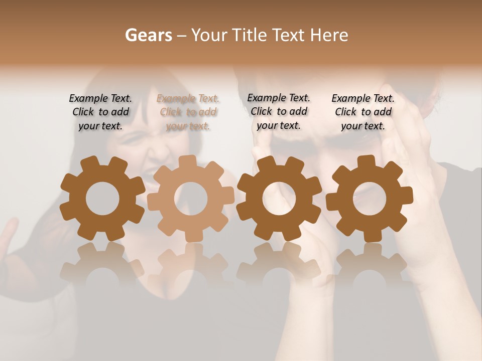 Divorce Caucasian Loud PowerPoint Template