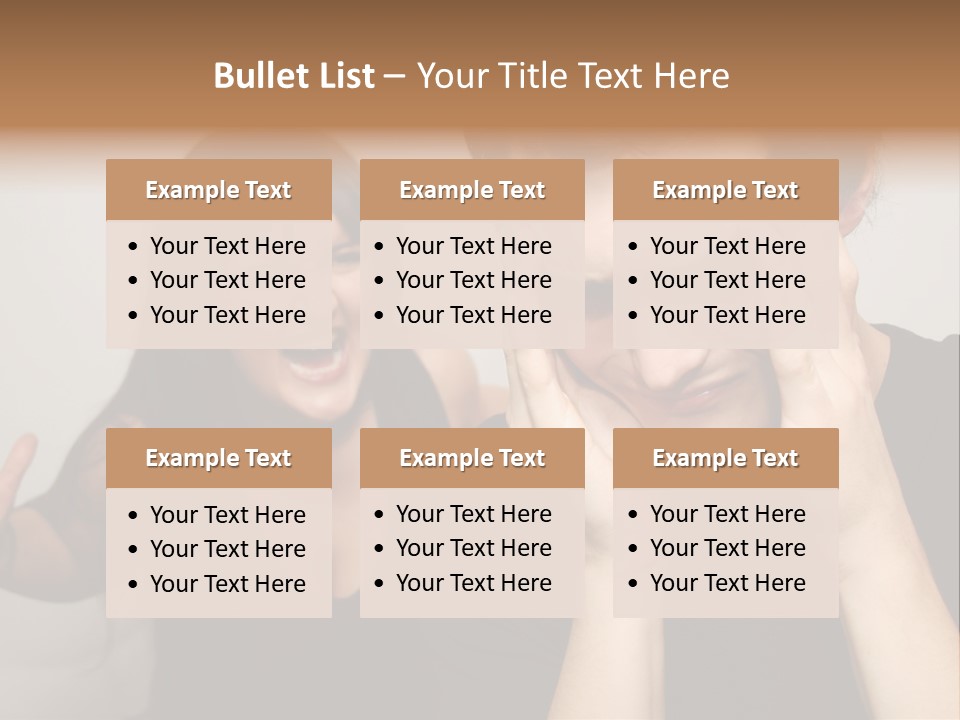 Divorce Caucasian Loud PowerPoint Template