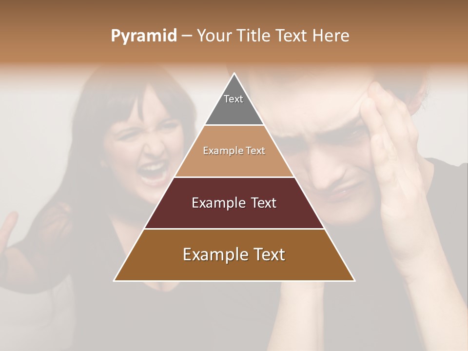 Divorce Caucasian Loud PowerPoint Template