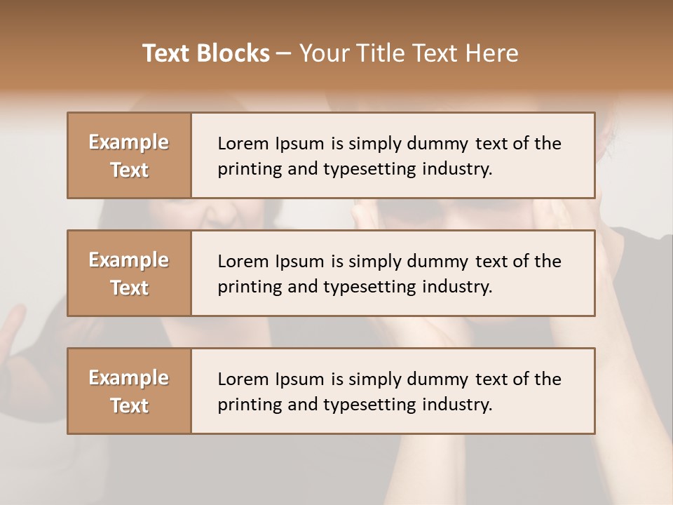 Divorce Caucasian Loud PowerPoint Template