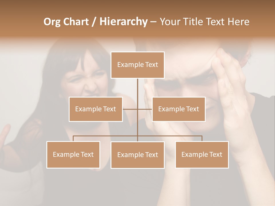 Divorce Caucasian Loud PowerPoint Template