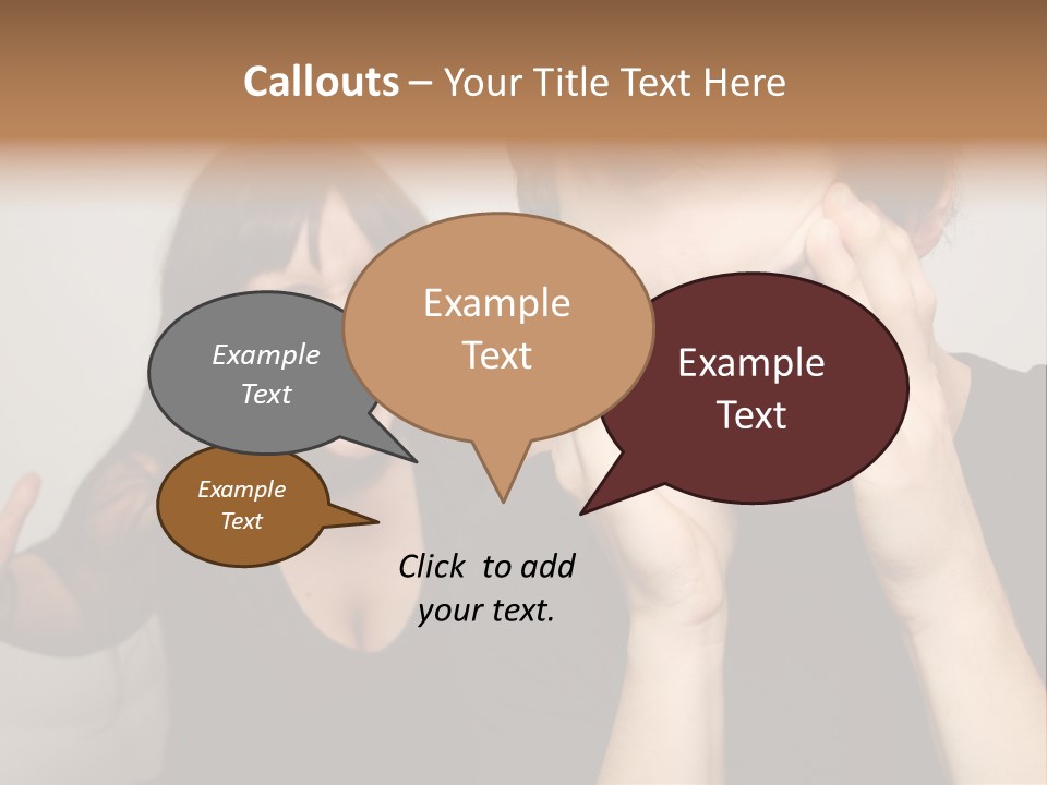 Divorce Caucasian Loud PowerPoint Template