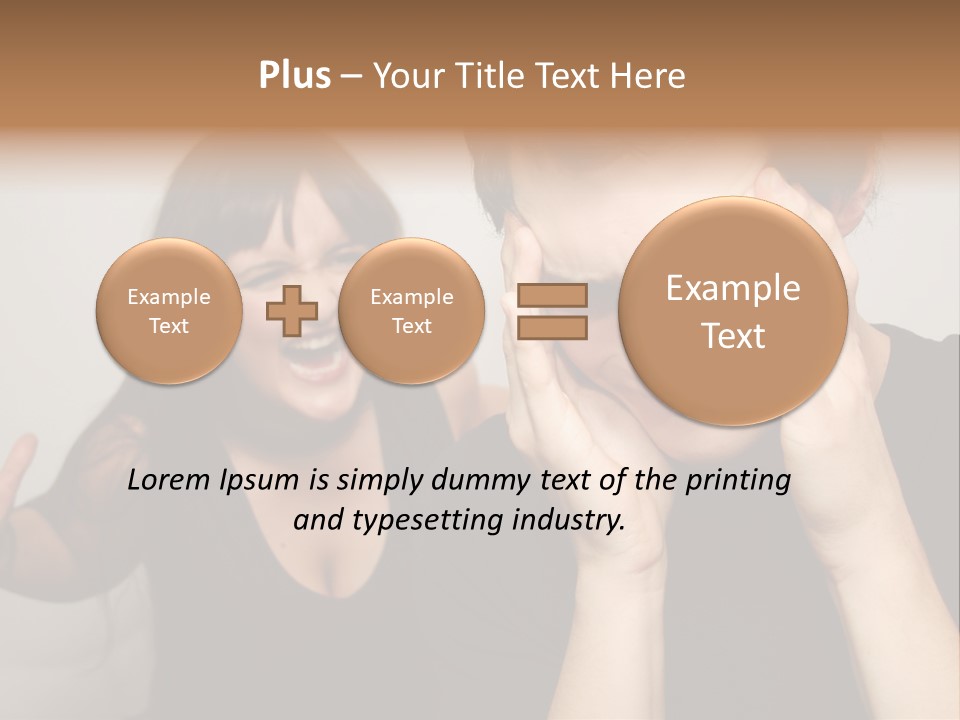 Divorce Caucasian Loud PowerPoint Template