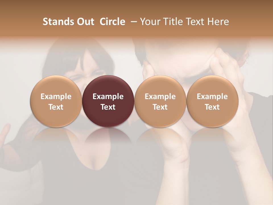 Divorce Caucasian Loud PowerPoint Template