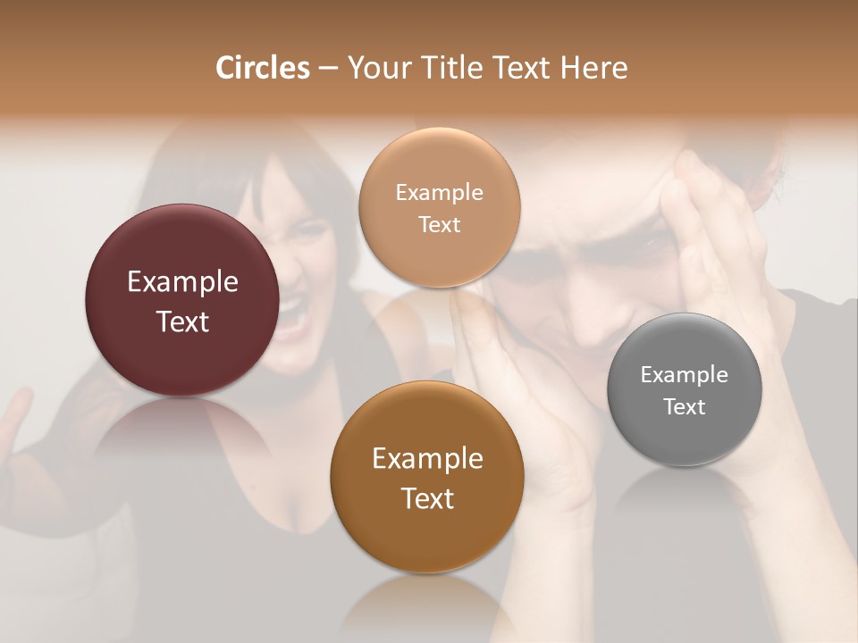 Divorce Caucasian Loud PowerPoint Template