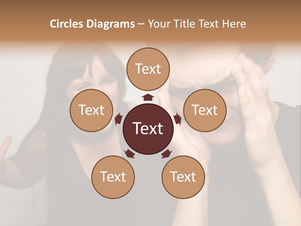 Divorce Caucasian Loud PowerPoint Template