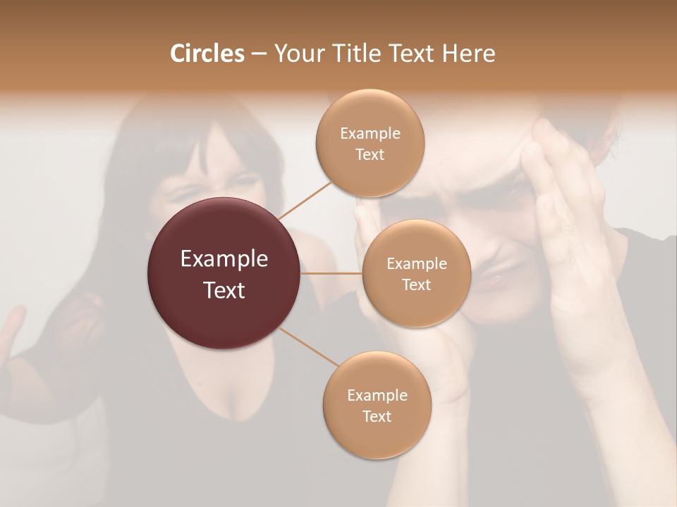 Divorce Caucasian Loud PowerPoint Template