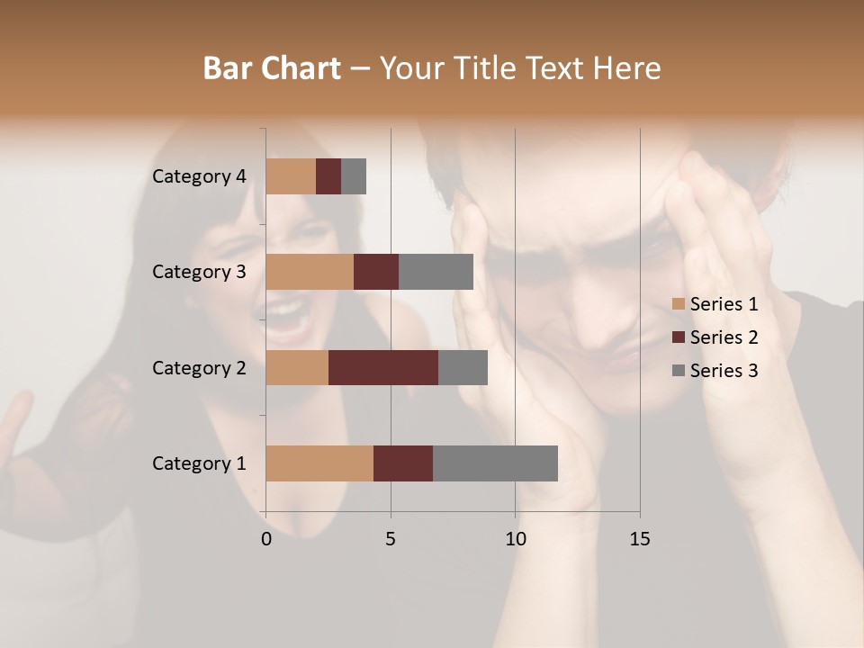 Divorce Caucasian Loud PowerPoint Template