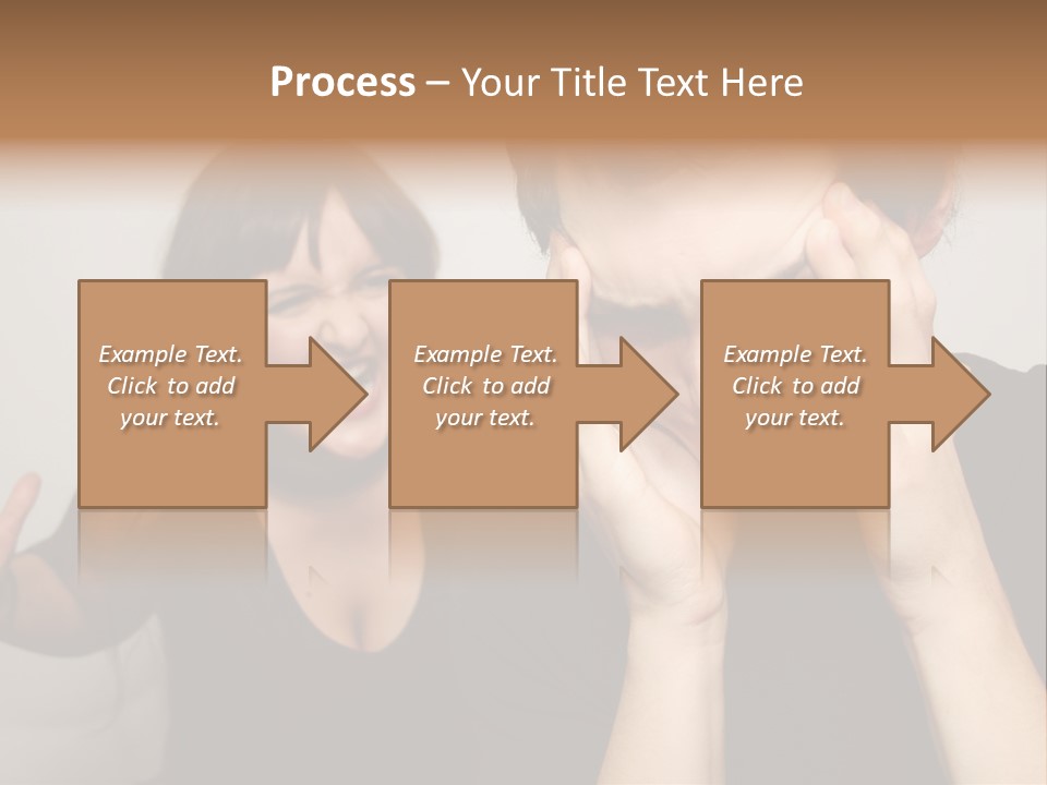 Divorce Caucasian Loud PowerPoint Template