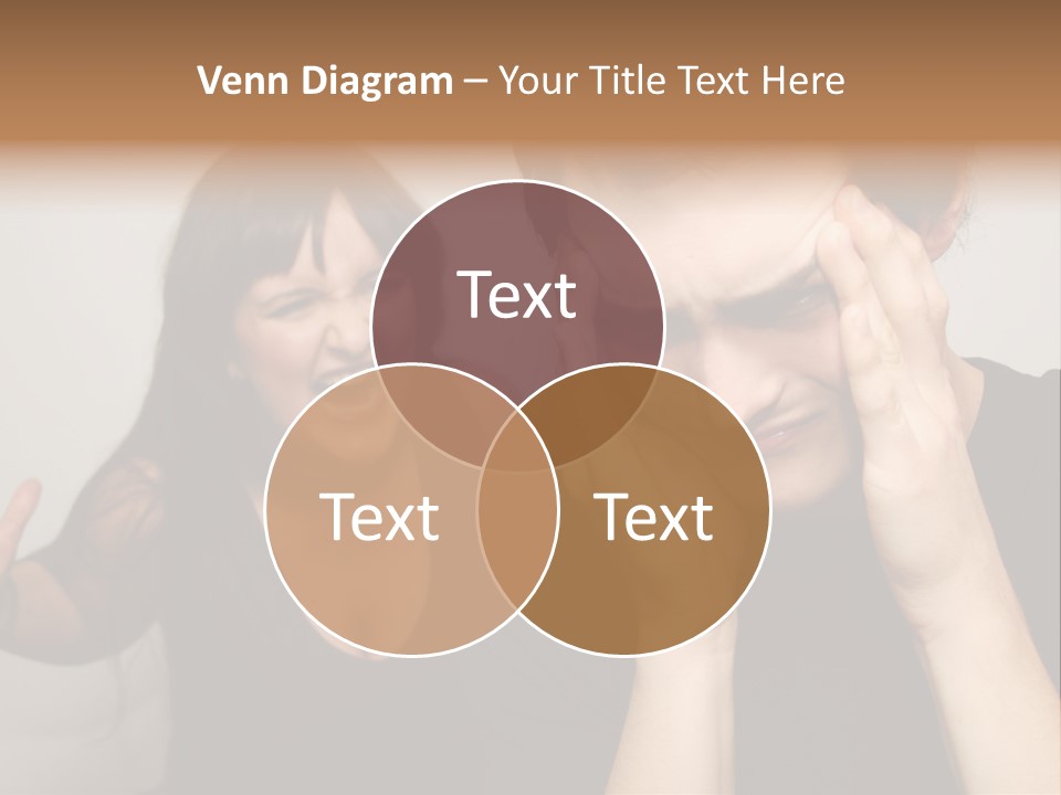 Divorce Caucasian Loud PowerPoint Template