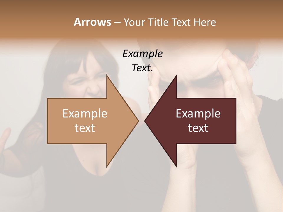 Divorce Caucasian Loud PowerPoint Template