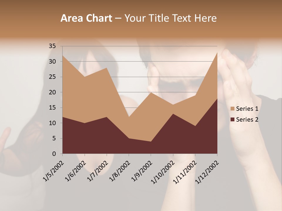 Divorce Caucasian Loud PowerPoint Template