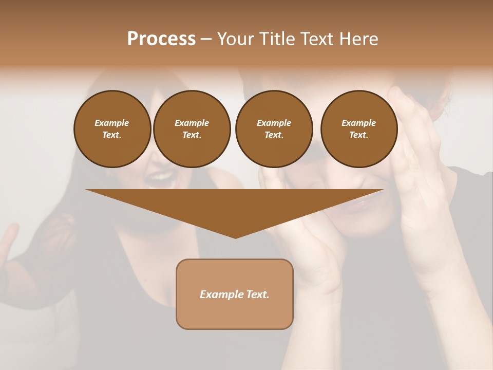 Divorce Caucasian Loud PowerPoint Template