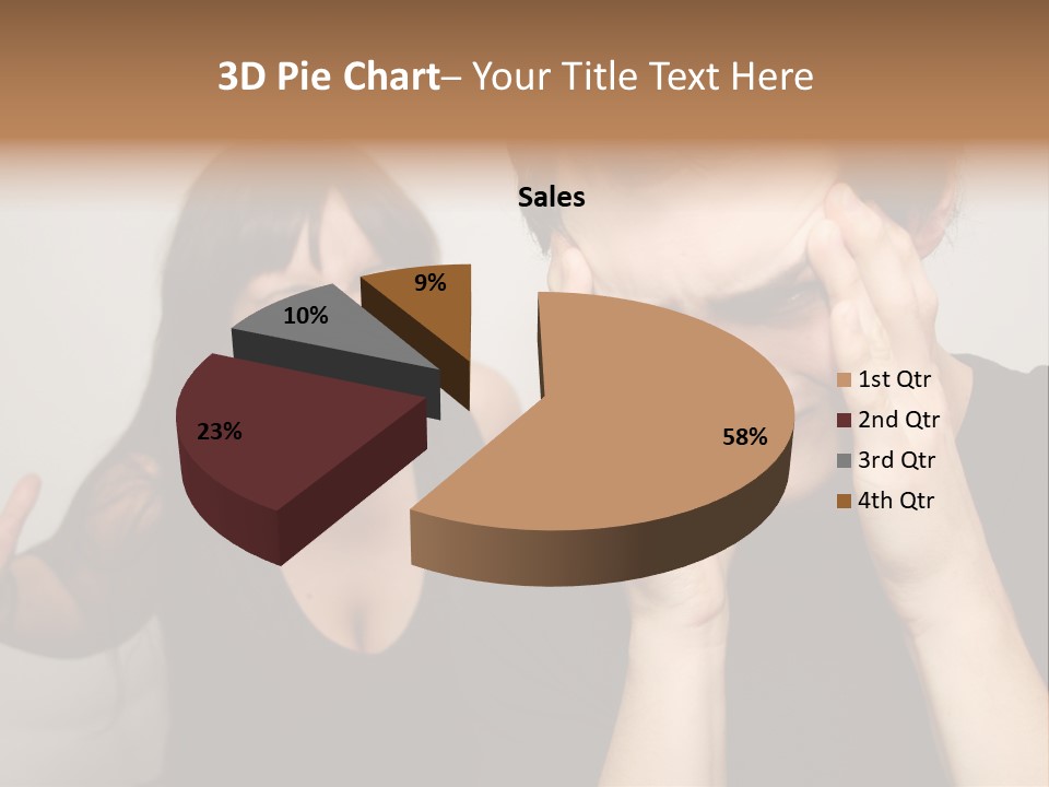 Divorce Caucasian Loud PowerPoint Template